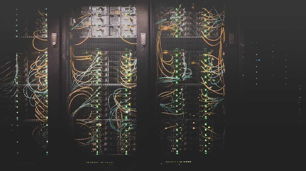 Server-Racks im eigenen Rechenzentrum